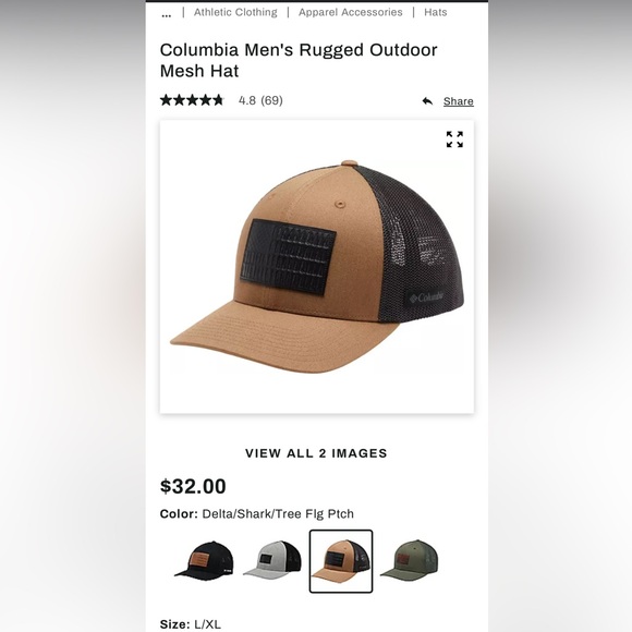 ✨ NWT Men’s L/XL Columbia Hat - Picture 3 of 4